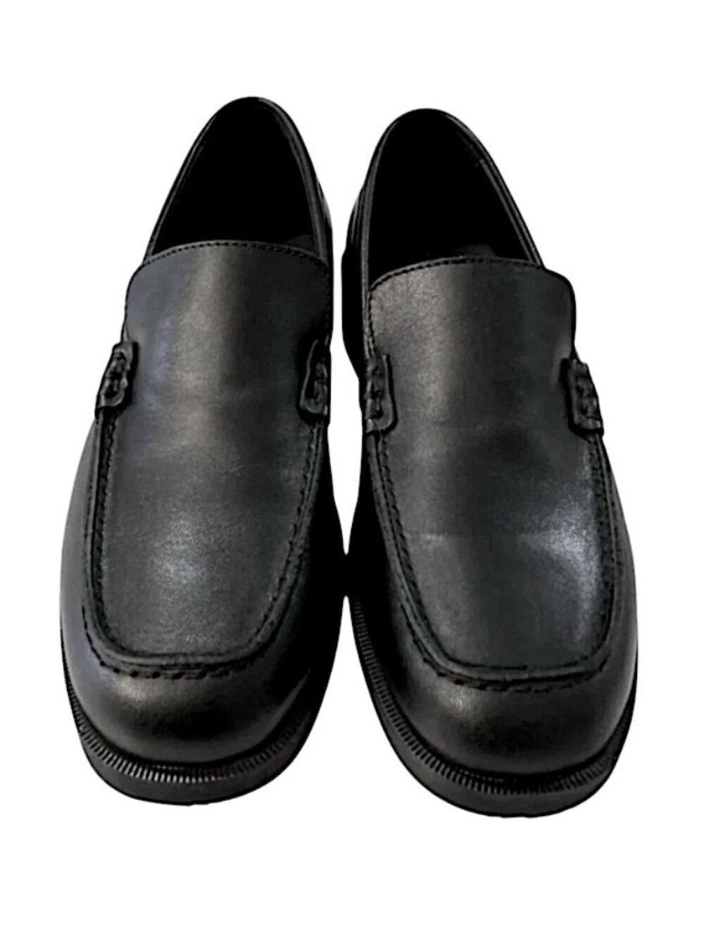 NWOB COS Leather Loafers Size 9 Classic Slip On Academia Black
